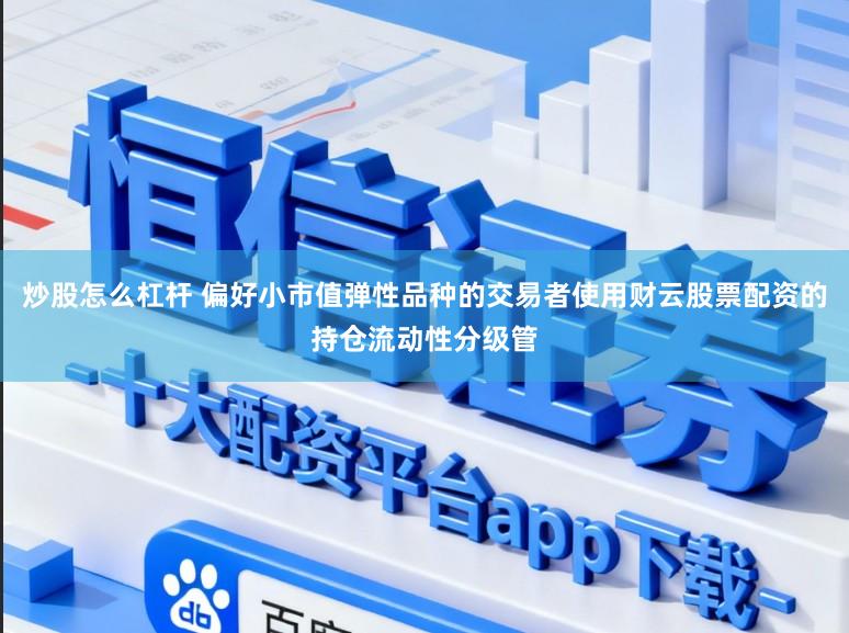 炒股怎么杠杆 偏好小市值弹性品种的交易者使用财云股票配资的持仓流动性分级管