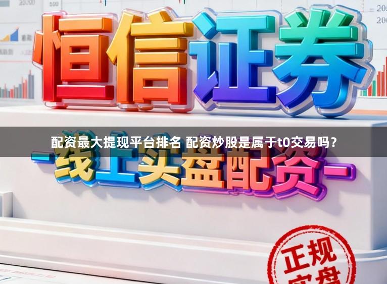 配资最大提现平台排名 配资炒股是属于t0交易吗？