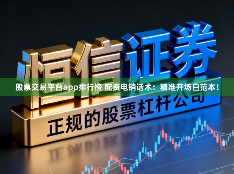 股票交易平台app排行榜 配资电销话术：精准开场白范本！
